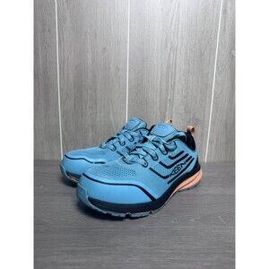 KEEN Utility Women's US 8 Wide Blue Pink Safety Toe Work Shoes ASTM F2413-18 EH